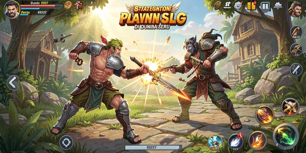 Gameplay seru dari <strong>93337</strong> yang menampilkan strategi dan pertempuran