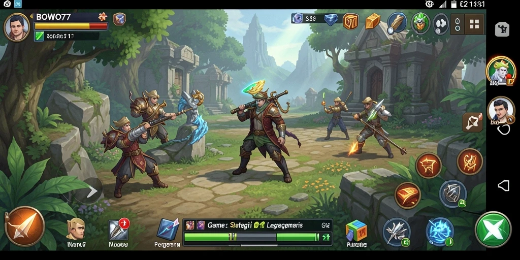 Tampilan gameplay <strong>BOWO77</strong> yang seru dan strategis.