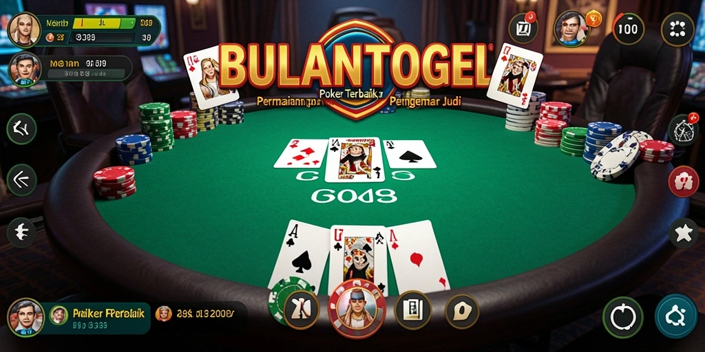 Screenshot gameplay BULANTOGEL yang menampilkan aksi seru permainan Poker.