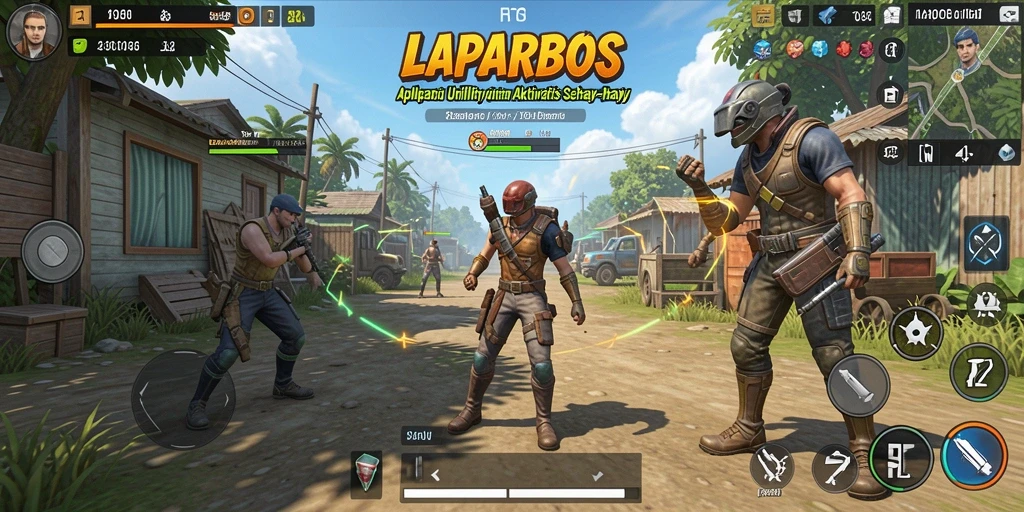 Tampilan screenshot LAPARBOS menunjukkan kemudahan penggunaan aplikasi Utility.