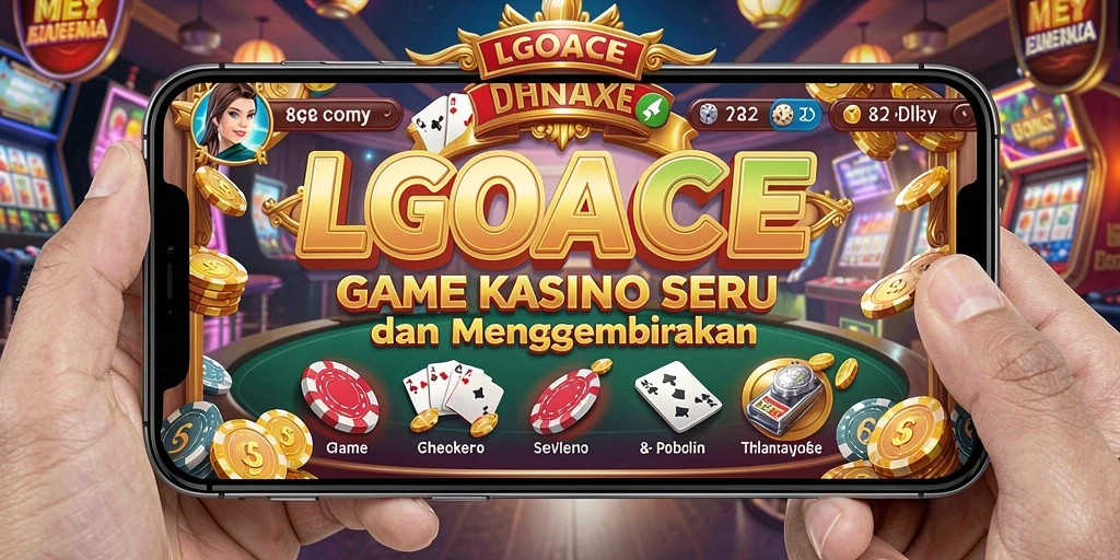 Tampilan gameplay seru dari LGOACE dengan berbagai permainan Kasino.
