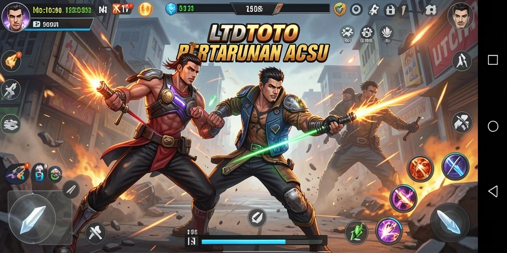 Tampilan gameplay LTDTOTO yang intens dan mengasyikkan.