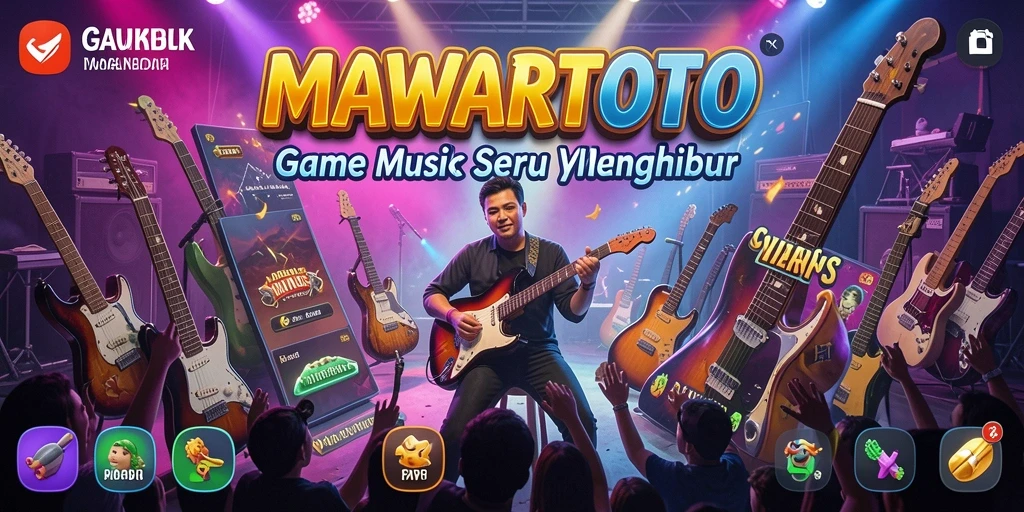 Tampilan gameplay seru di MAWARTOTO dengan musik yang menggugah semangat.