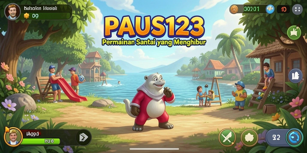 Screenshot utama menunjukkan aksi seru dari gameplay PAUS123 yang mengasyikkan.