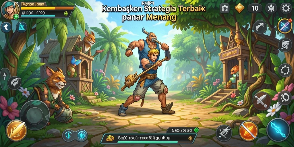 Tampilan gameplay RVIP1 yang strategis dan menawan.