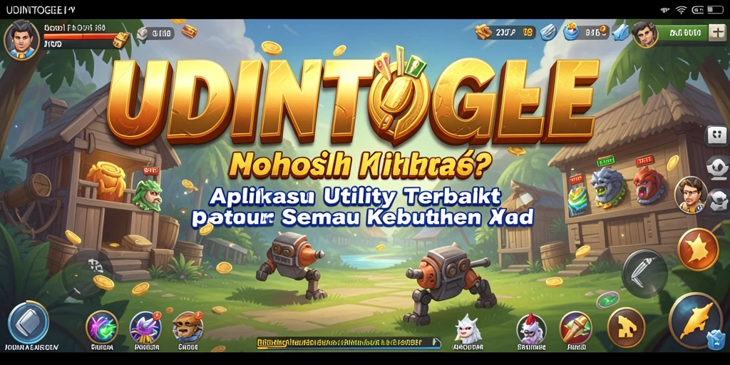 Tampilan antarmuka UDINTOGEL yang intuitif dan mudah digunakan.