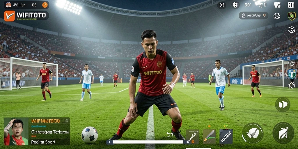 Tampilan gameplay menarik dari WIFITOTO dalam aksi olahraga.