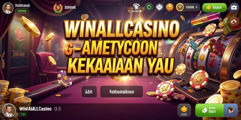 Tampilan gameplay menakjubkan dalam WINALLCASINO yang menampilkan kasino yang dirancang secara detail.