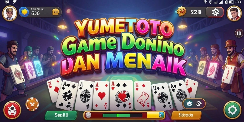 Screenshot gameplay YUMETOTO yang menampilkan keseruan bermain Domino.